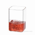 Single Wall Square Glass Mugs